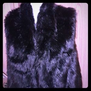 Superdry FAUX fur vest